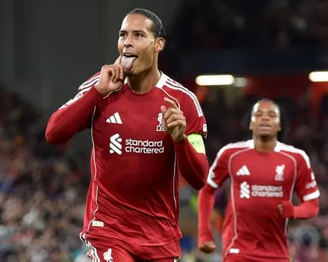 Van Dijk nods dramatic decisive goal against Spanish giants